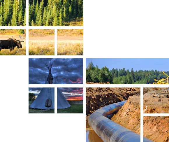 Rapport annuel 2014 au Parlement - Orignal, tipi, pipeline