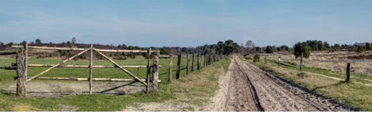 Figure 2 – Country road across fields.