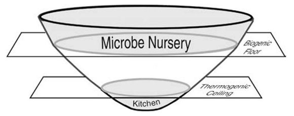 Figure 3: Biogenic (Nursery) and Thermogenic (Kitchen) Methane Generation