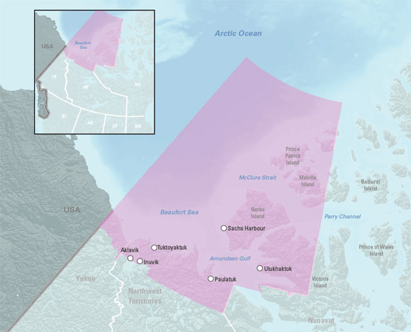 Figure 2: Inuvialuit Settlement Region