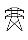 Image d’un pylône d’une ligne de transport d’électricité