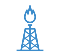 Icône d’un puits de gaz