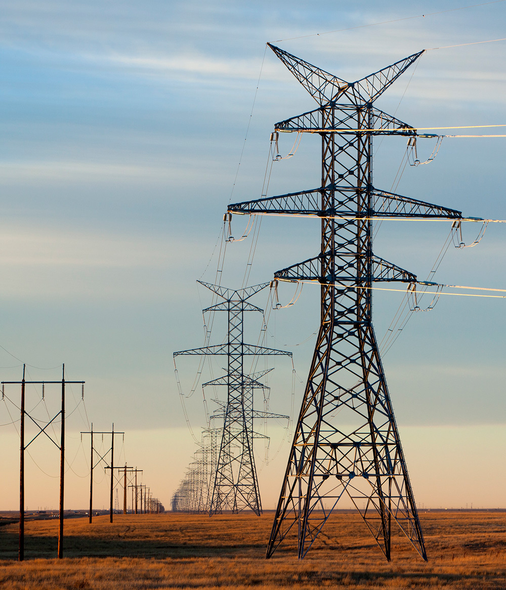 Electric power line towers