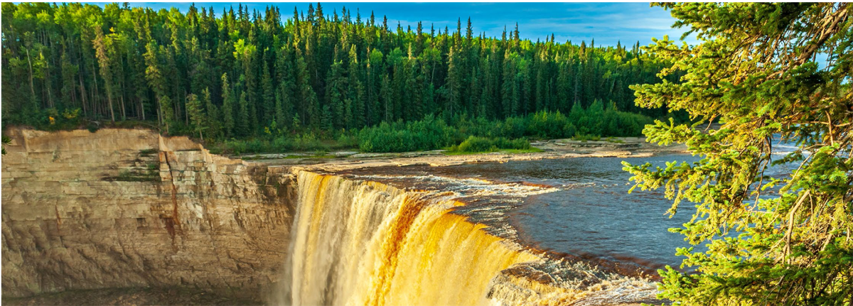 Alexandra Falls on the Hay River