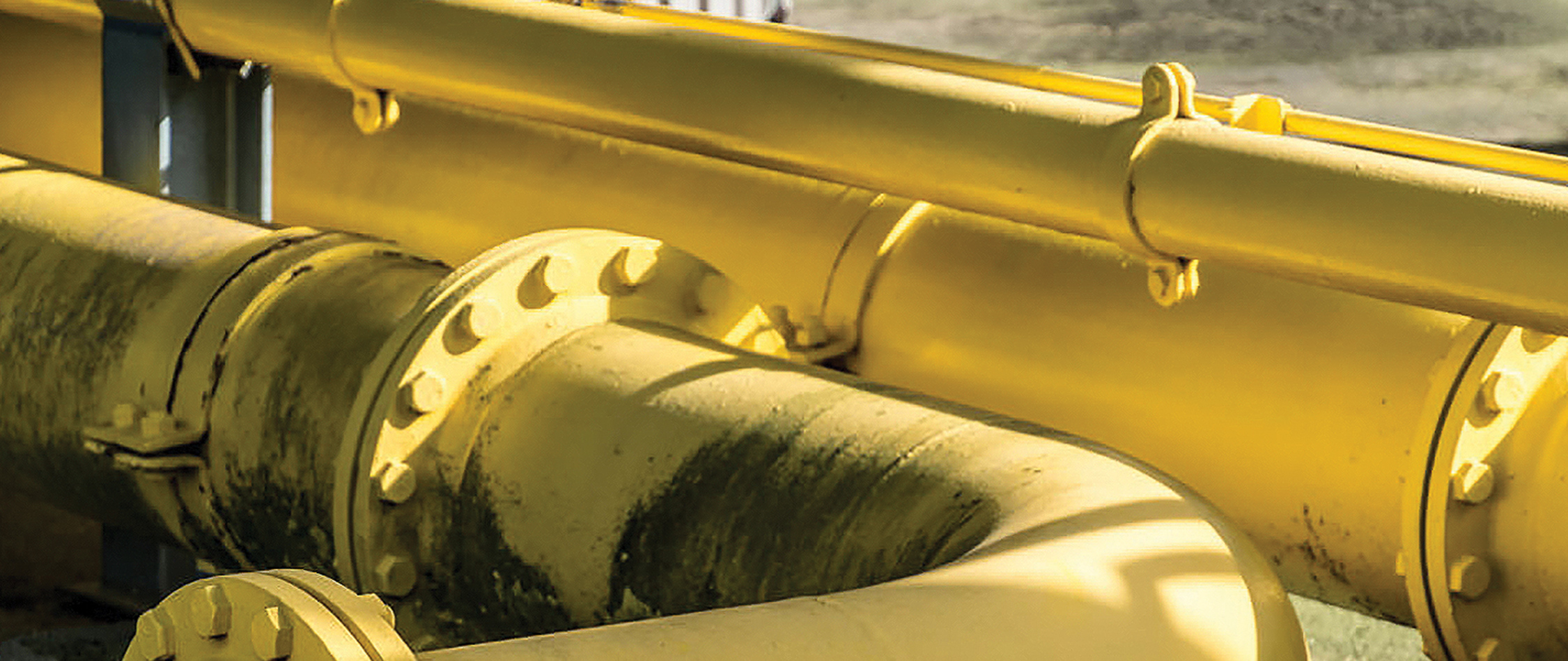 Yellow pipeline joints