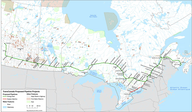 MAP 1: The Proposed Project Route