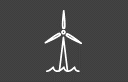 Graphic image of offshore wind turbine