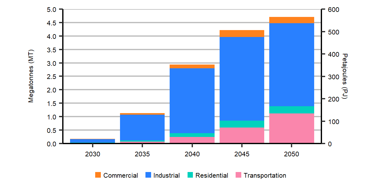 Hydrogen Demand by Sector