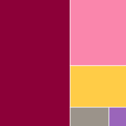 Square colour chart