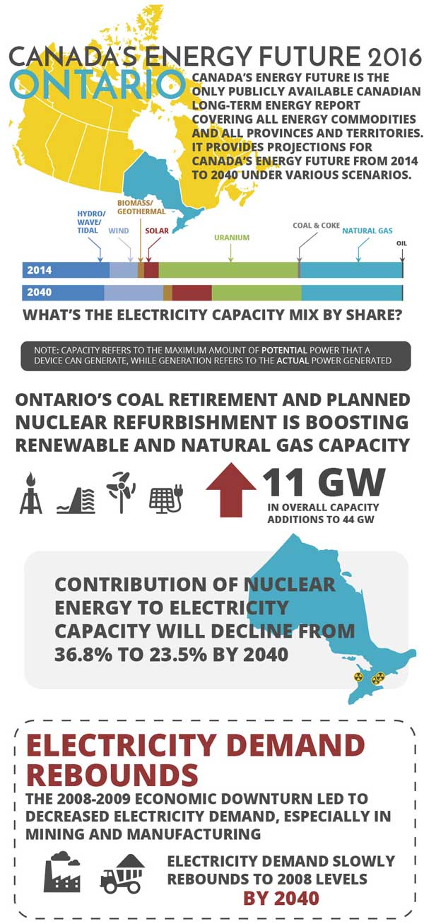 Infographic of key findings for Ontario