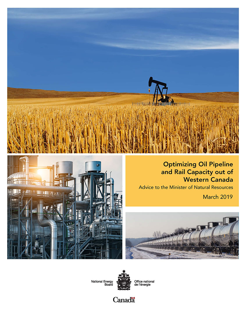 Optimizing Oil Pipeline and Rail Capacity  out of Western Canada - Advice to the Minister of Natural Resources