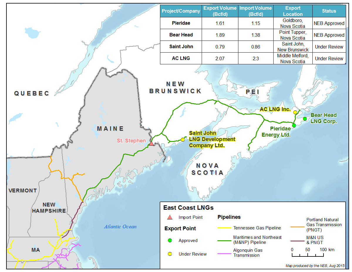 CER – Market Snapshot: East Coast LNG Projects Tackle Competition and