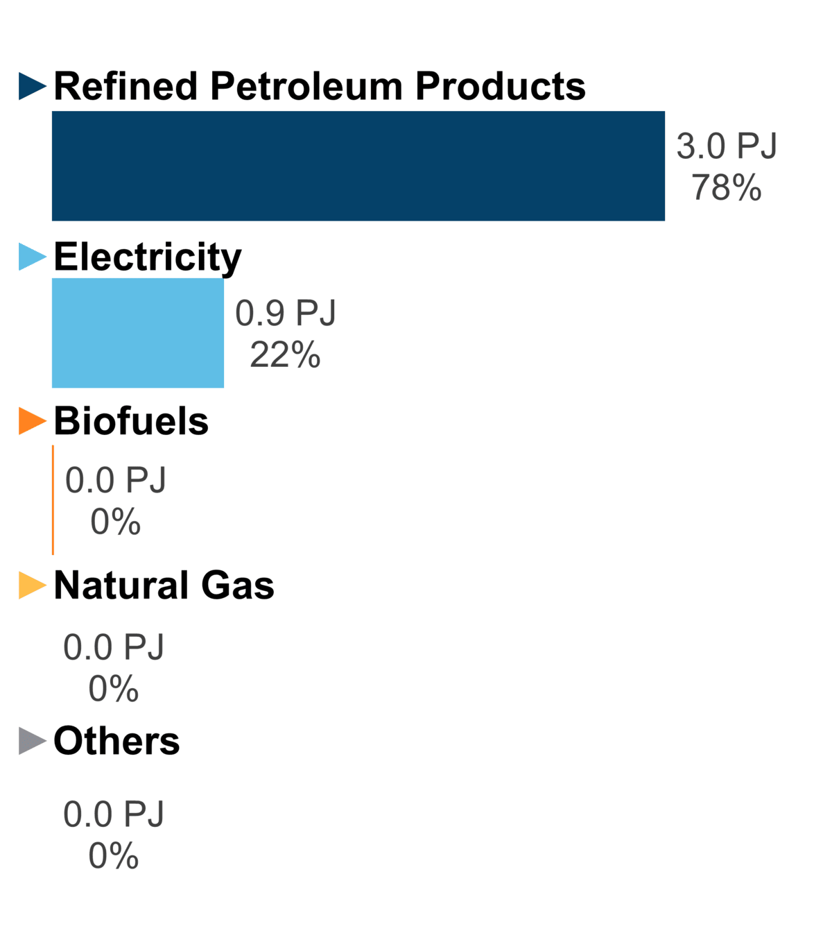 Figure 4: End-Use Demand by Fuel (2020)