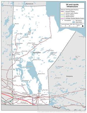 Figure 3: Crude Oil Infrastructure Map