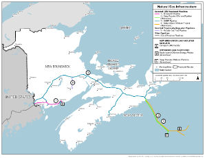 Figure 4: Natural Gas Infrastructure Map