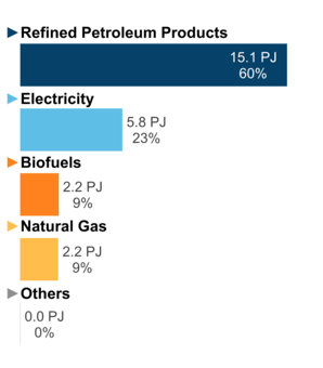 Figure 3: End-Use Demand by Fuel (2019)