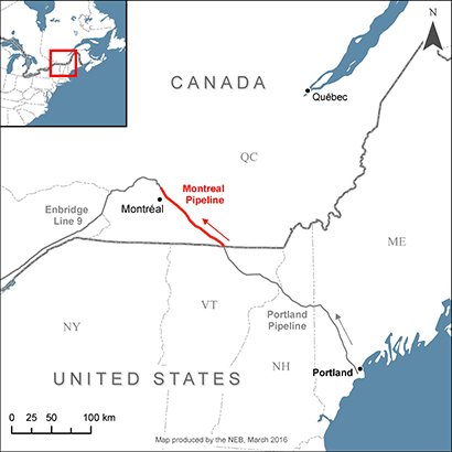 Map – Montreal Pipe Line