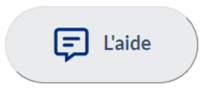 Bouton ovale gris portant la mention « Aide »