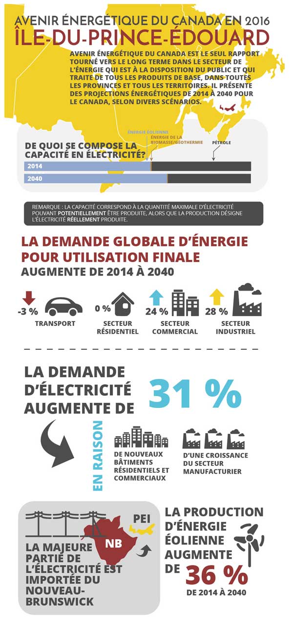 Principales conclusions en infographique pour Île-du-Prince-Édouard