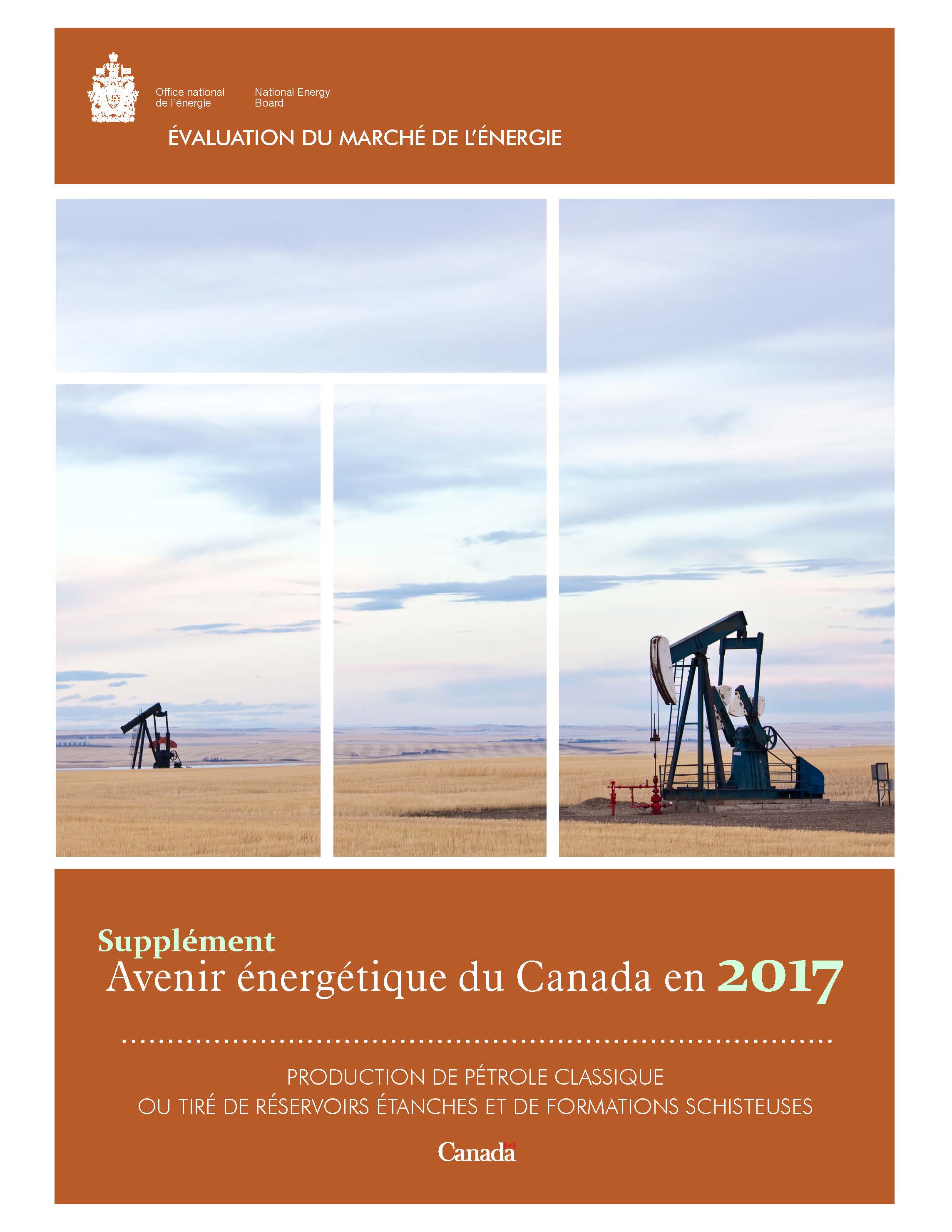 Supplément Avenir énergétique du Canada en 2017 – Production de pétrole classique ou tiré de réservoirs étanches et de formations schisteuses