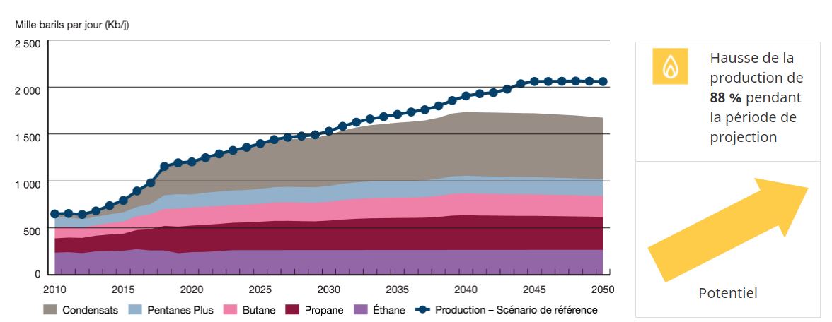 Supplément Avenir énergétique du Canada en 2020 : Production de liquides de gaz naturel
