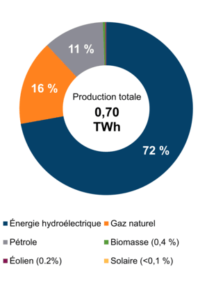 Figure 1 : Production d’hydrocarbures