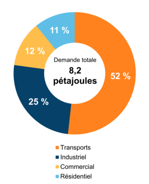 Figure 2 : Production d’électricité selon le type de combustible (2019)