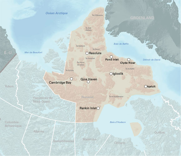Figure 3: Région du Nunavut